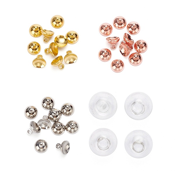 PandaHall 30Pcs Round Mechanized Blown Glass Globe Ball Bottles, 30Pcs Brass Bead Cap Pendant Bails, for DIY Pendant Making Kits, Mixed..., Clear
PandaHall 30Pcs Round Mechanized Blown Glass Globe Ball Bottles, 30Pcs Brass Bead Cap Pendant Bails, for DIY Pendant Making Kits, Mixed..., Clear