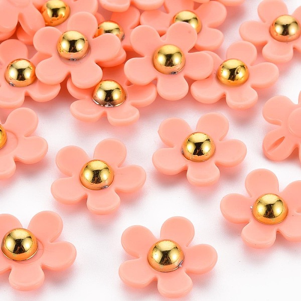 PandaHall Opaque Acrylic Beads, Flower, Light Salmon, 22x22.5x7~8mm, Hole: 1.4mm Acrylic Flower
PandaHall Opaque Acrylic Beads, Flower, Light Salmon, 22x22.5x7~8mm, Hole: 1.4mm Acrylic Flower