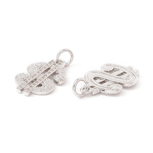 PandaHall Brass Micro Pave Clear Cubic Zirconia Pendants, with Jump Rings, Cadmium Free & Lead Free, Long-Lasting Plated, Dollar, Platinum...
PandaHall Brass Micro Pave Clear Cubic Zirconia Pendants, with Jump Rings, Cadmium Free & Lead Free, Long-Lasting Plated, Dollar, Platinum...