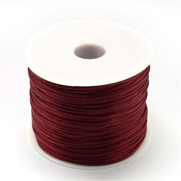 PandaHall Nylon Thread, Rattail Satin Cord, Brown, 1.5mm, about 100yards/roll(300 feet/roll) Nylon Brown
PandaHall Nylon Thread, Rattail Satin Cord, Brown, 1.5mm, about 100yards/roll(300 feet/roll) Nylon Brown