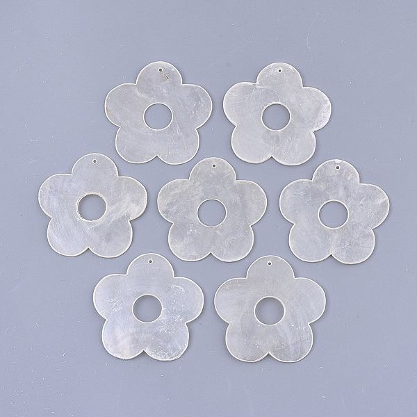 PandaHall Capiz Shell Pendants, Flower, WhiteSmoke, 46x46x1.5mm, Hole: 1.2mm Capiz Shell Flower White
PandaHall Capiz Shell Pendants, Flower, WhiteSmoke, 46x46x1.5mm, Hole: 1.2mm Capiz Shell Flower White