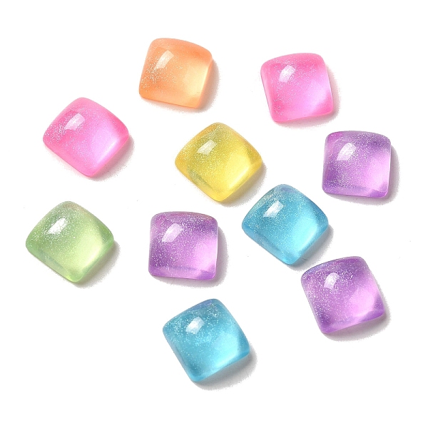 PandaHall Transparent Resin Decoden Cabochons with Glitter Powder, Mixed Color, Square, 10.5x10.5x6mm Resin Square Multicolor
PandaHall Transparent Resin Decoden Cabochons with Glitter Powder, Mixed Color, Square, 10.5x10.5x6mm Resin Square Multicolor
