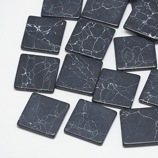 PandaHall Synthetic Turquoise Cabochons, Dyed, Square, Black, 6x6x2mm Synthetic Turquoise Square Black
PandaHall Synthetic Turquoise Cabochons, Dyed, Square, Black, 6x6x2mm Synthetic Turquoise Square Black