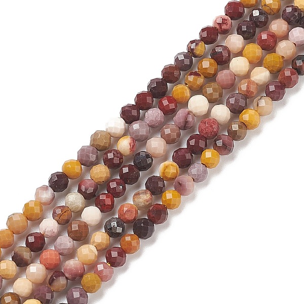 PandaHall Natural Mookaite Faceted Round Beads Strands, 3mm, Hole: 0.5mm, about 132pcs/strand Mookaite Round
PandaHall Natural Mookaite Faceted Round Beads Strands, 3mm, Hole: 0.5mm, about 132pcs/strand Mookaite Round