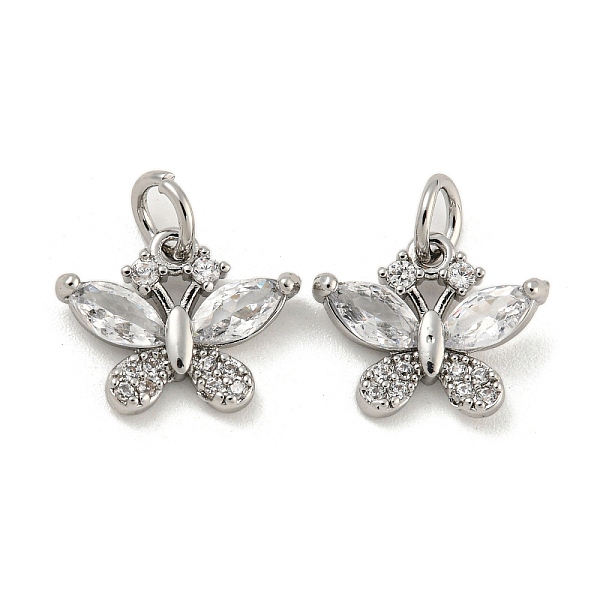 PandaHall Brass Micro Pave Clear Cubic Zirconia Pendants, Butterfly, Platinum, 9x13x2.5mm, Hole: 3mm Brass+Cubic Zirconia Butterfly Clear
PandaHall Brass Micro Pave Clear Cubic Zirconia Pendants, Butterfly, Platinum, 9x13x2.5mm, Hole: 3mm Brass+Cubic Zirconia Butterfly Clear
