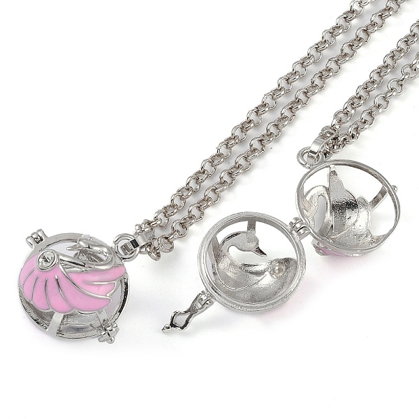 PandaHall Brass Enamel Pendant Necklaces, Iron Rolo Chains, Round with Footprint Pattern, Platinum, Pearl Pink, 31.77 inch(807mm) Brass..., Black
PandaHall Brass Enamel Pendant Necklaces, Iron Rolo Chains, Round with Footprint Pattern, Platinum, Pearl Pink, 31.77 inch(807mm) Brass..., Black