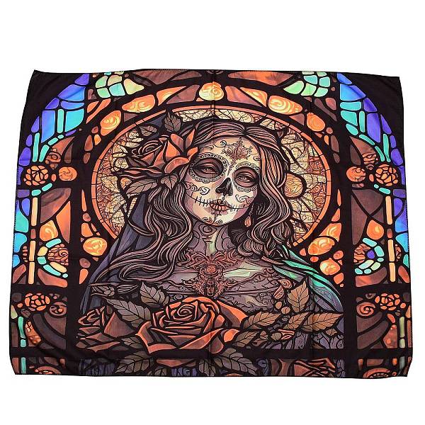 PandaHall Halloween Theme Skull Pattern Polyester Wall Hanging Tapestry, for Bedroom Living Room Decoration, Rectangle, Colorful, 730x950mm...
PandaHall Halloween Theme Skull Pattern Polyester Wall Hanging Tapestry, for Bedroom Living Room Decoration, Rectangle, Colorful, 730x950mm...