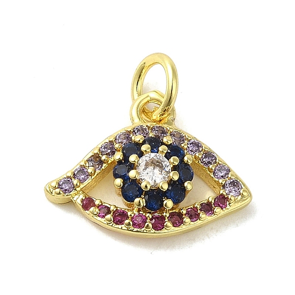 PandaHall Brass Micro Pave Cubic Zirconia Charms, Real 18K Gold Plated, Eye Charms, Colorful, 11.5x15x4mm, Hole: 3mm Brass+Cubic Zirconia...
PandaHall Brass Micro Pave Cubic Zirconia Charms, Real 18K Gold Plated, Eye Charms, Colorful, 11.5x15x4mm, Hole: 3mm Brass+Cubic Zirconia...