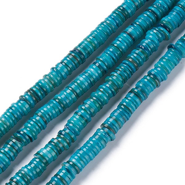 PandaHall Natural Freshwater Shell Beads Strands, Dyed, Heishi Beads, Flat Round/Disc, Dark Turquoise, 8~8.5x1~3mm, Hole: 1mm, about...
PandaHall Natural Freshwater Shell Beads Strands, Dyed, Heishi Beads, Flat Round/Disc, Dark Turquoise, 8~8.5x1~3mm, Hole: 1mm, about...