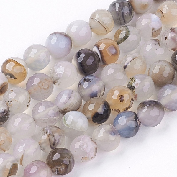 PandaHall Colored Natural Multi-Color Agate Beads Strands, Dyed, Faceted Round, Gainsboro, 10mm, Hole: 1mm, about 38pcs/strand, 14.5 inch..., Gray
PandaHall Colored Natural Multi-Color Agate Beads Strands, Dyed, Faceted Round, Gainsboro, 10mm, Hole: 1mm, about 38pcs/strand, 14.5 inch..., Gray