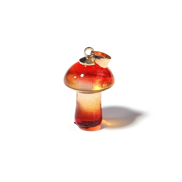 PandaHall Lampwork Pendants, Mushroom Charms, Golden, Red, 25x15mm Lampwork Mushroom Red
PandaHall Lampwork Pendants, Mushroom Charms, Golden, Red, 25x15mm Lampwork Mushroom Red