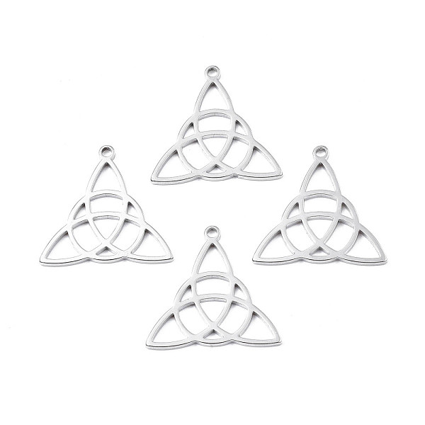 PandaHall 201 Stainless Steel Pendants, Trinity Knot, Stainless Steel Color, 25x26x1.5mm, Hole: 1.8mm 201 Stainless Steel Others
PandaHall 201 Stainless Steel Pendants, Trinity Knot, Stainless Steel Color, 25x26x1.5mm, Hole: 1.8mm 201 Stainless Steel Others
