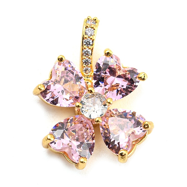 PandaHall Brass Pave Cubic Zirconia Pendants, Real 14K Gold Plated, Flower, Pink, 19x14x5mm, Hole: 4x1.5mm Brass+Cubic Zirconia Flower Pink
PandaHall Brass Pave Cubic Zirconia Pendants, Real 14K Gold Plated, Flower, Pink, 19x14x5mm, Hole: 4x1.5mm Brass+Cubic Zirconia Flower Pink