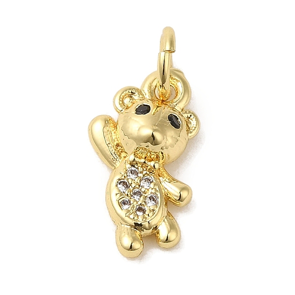 PandaHall Brass Micro Pave Clear Cubic Zirconia Pendants, Bear , Real 18K Gold Plated, 14x7.5x3.3mm, Hole: 3.2mm Brass+Cubic Zirconia Clear
PandaHall Brass Micro Pave Clear Cubic Zirconia Pendants, Bear , Real 18K Gold Plated, 14x7.5x3.3mm, Hole: 3.2mm Brass+Cubic Zirconia Clear