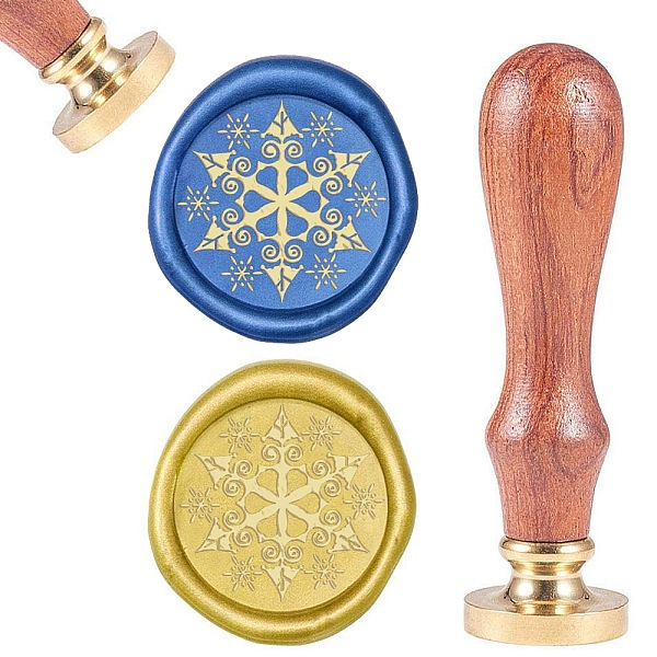 PandaHall CRASPIRE Wax Seal Stamp Snowflake Vintage Wax Sealing Stamps Christmas Winter Retro 25mm Removable Brass Head Wooden Handle for...
PandaHall CRASPIRE Wax Seal Stamp Snowflake Vintage Wax Sealing Stamps Christmas Winter Retro 25mm Removable Brass Head Wooden Handle for...