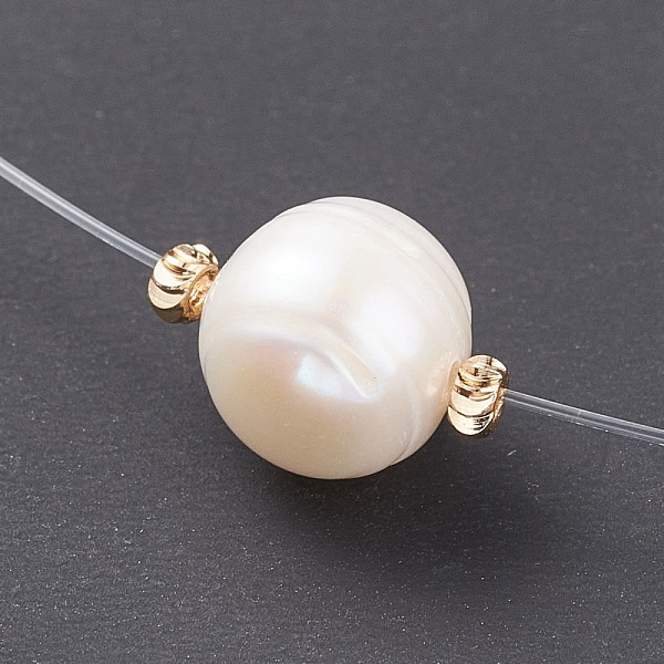 PandaHall Natural Pearl Pendant Necklace with Nylon Wire for Women, White, 14.76 inch(37.5cm) Pearl White
PandaHall Natural Pearl Pendant Necklace with Nylon Wire for Women, White, 14.76 inch(37.5cm) Pearl White