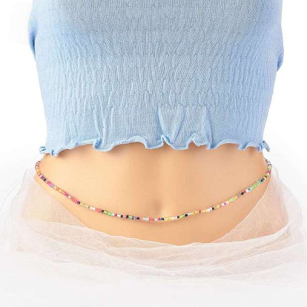 PandaHall Jewelry Waist Beads, Body Chain, Glass Seed Beaded Belly Chain, Bikini Jewelry for Woman Girl, Colorful, 31-3/8 inch(79.6cm) Glass..., Purple
PandaHall Jewelry Waist Beads, Body Chain, Glass Seed Beaded Belly Chain, Bikini Jewelry for Woman Girl, Colorful, 31-3/8 inch(79.6cm) Glass..., Purple