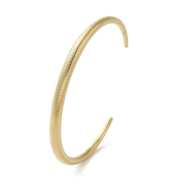 PandaHall 304 Stainless Steel Open Cuff Bangles, Jewely for Women, Golden, Inner Diameter: 2-1/2x2-1/8 inch(6.3x5.4cm) 304 Stainless Steel
PandaHall 304 Stainless Steel Open Cuff Bangles, Jewely for Women, Golden, Inner Diameter: 2-1/2x2-1/8 inch(6.3x5.4cm) 304 Stainless Steel