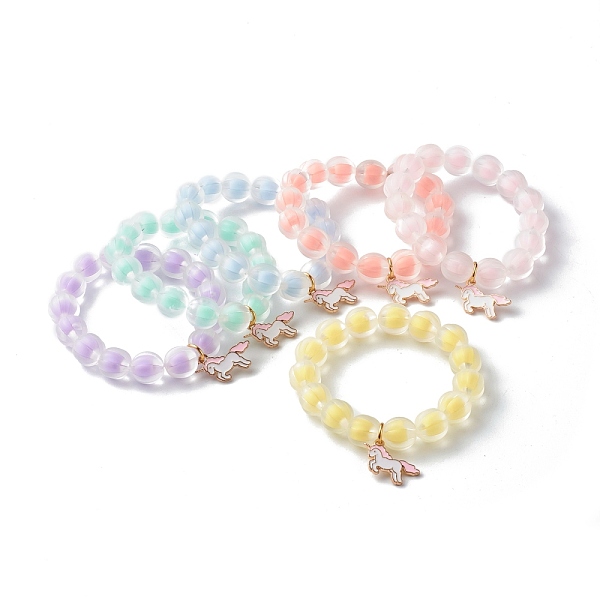 PandaHall Bead in Bead Transparent Acrylic Pumpkin Beads Stretch Bracelet for Kid, with Alloy Enamel Unicorn Pendants, Mixed Color, Inner..., Multicolor
PandaHall Bead in Bead Transparent Acrylic Pumpkin Beads Stretch Bracelet for Kid, with Alloy Enamel Unicorn Pendants, Mixed Color, Inner..., Multicolor