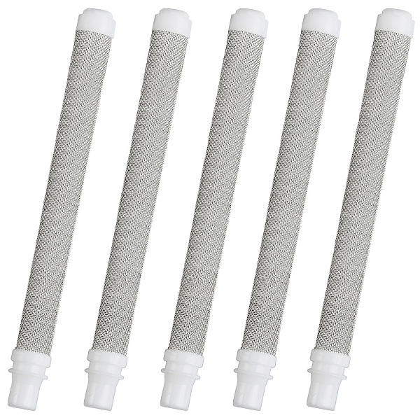 PandaHall SUPERFINDINGS 20Pcs 201 Stainless Steel 60 Mesh Airless Spray Gun Filter, with Plastic Tips, Stainless Steel Color, 100.5x9mm..., White
PandaHall SUPERFINDINGS 20Pcs 201 Stainless Steel 60 Mesh Airless Spray Gun Filter, with Plastic Tips, Stainless Steel Color, 100.5x9mm..., White