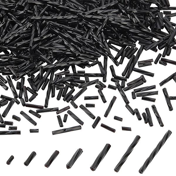 PandaHall PH 1390pcs 7 Sizes Black Twisted Bugle Beads, Glass Bugle Beads 4 5 9 12 15 20 25mm Long Tube Beads Seed Beads Craft Loose Spacer...
PandaHall PH 1390pcs 7 Sizes Black Twisted Bugle Beads, Glass Bugle Beads 4 5 9 12 15 20 25mm Long Tube Beads Seed Beads Craft Loose Spacer...