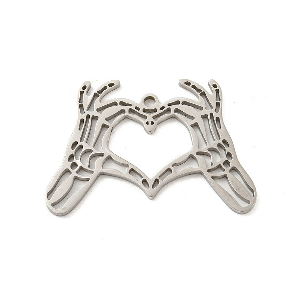 PandaHall 304 Stainless Steel Pendants, Laser Cut, Heart with Hand Charm, Stainless Steel Color, 24x35x1.5mm, Hole: 1.8mm 304 Stainless...
PandaHall 304 Stainless Steel Pendants, Laser Cut, Heart with Hand Charm, Stainless Steel Color, 24x35x1.5mm, Hole: 1.8mm 304 Stainless...