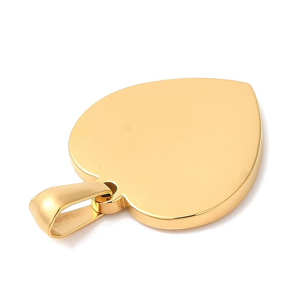 PandaHall Ion Plating(IP) 304 Stainless Steel Pendants, Heart Charm, Golden, 21x20x2mm, Hole: 6.5x3.5mm 304 Stainless Steel Heart
PandaHall Ion Plating(IP) 304 Stainless Steel Pendants, Heart Charm, Golden, 21x20x2mm, Hole: 6.5x3.5mm 304 Stainless Steel Heart