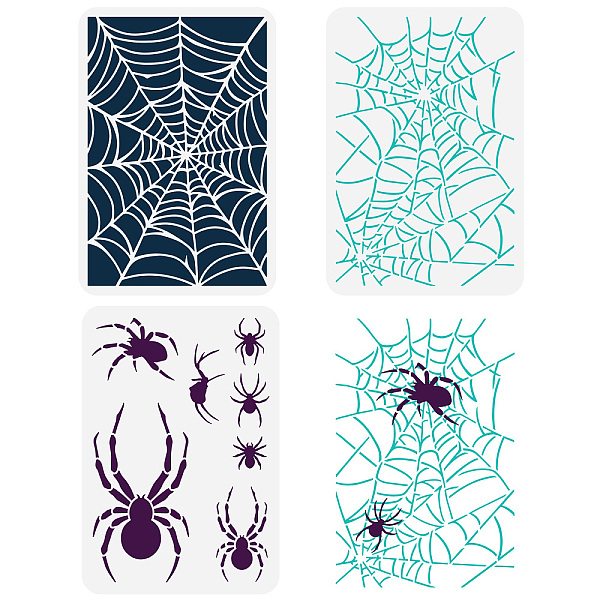PandaHall 3Pcs 3 Styles PET Hollow Out Drawing Painting Stencils, for DIY Scrapbook, Photo Album, Spider Web Pattern, 297x210mm, 1pc/style...
PandaHall 3Pcs 3 Styles PET Hollow Out Drawing Painting Stencils, for DIY Scrapbook, Photo Album, Spider Web Pattern, 297x210mm, 1pc/style...