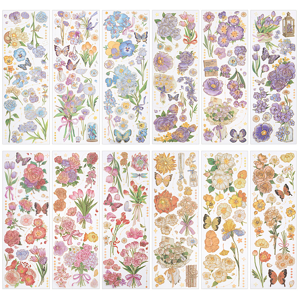 PandaHall CRASPIRE Plant Journaling Stickers 12 Sheets Vintage Scrapbook Sticker Aesthetic Natural Flower Butterfly Gold Stamping Stickers..., Multicolor
PandaHall CRASPIRE Plant Journaling Stickers 12 Sheets Vintage Scrapbook Sticker Aesthetic Natural Flower Butterfly Gold Stamping Stickers..., Multicolor