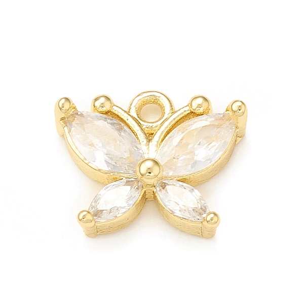 PandaHall Clear Glass Pendnants, with Brass Findings, Butterfly Charms, Real 18K Gold Plated, 9.5x11x3mm, Hole: 1.2mm Brass+Glass Butterfly...
PandaHall Clear Glass Pendnants, with Brass Findings, Butterfly Charms, Real 18K Gold Plated, 9.5x11x3mm, Hole: 1.2mm Brass+Glass Butterfly...