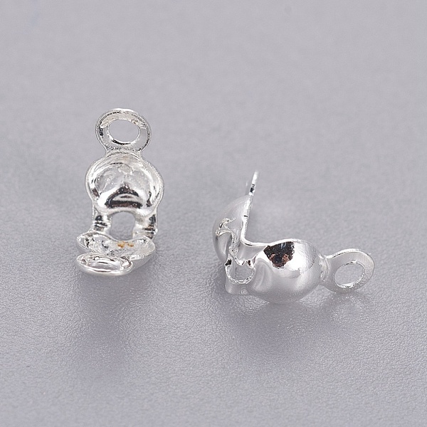 PandaHall Iron Bead Tips, Calotte End Caps, Clamshell Knot Cover for DIY Crafting, Nickel Free, Silver, 7.5x4mm, Hole: 1mm Iron
PandaHall Iron Bead Tips, Calotte End Caps, Clamshell Knot Cover for DIY Crafting, Nickel Free, Silver, 7.5x4mm, Hole: 1mm Iron