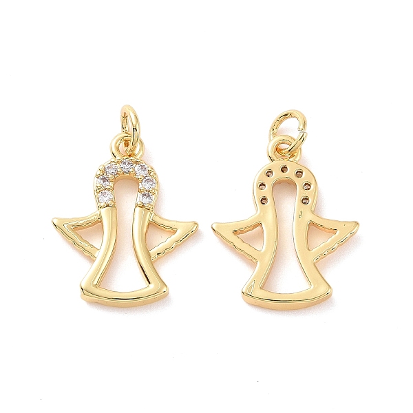 PandaHall Angel Brass Micro Pave Clear Cubic Zirconia Pendants, with Jump Rings, Cadmium Free & Nickel Free & Lead Free, Real 18K Gold...
PandaHall Angel Brass Micro Pave Clear Cubic Zirconia Pendants, with Jump Rings, Cadmium Free & Nickel Free & Lead Free, Real 18K Gold...