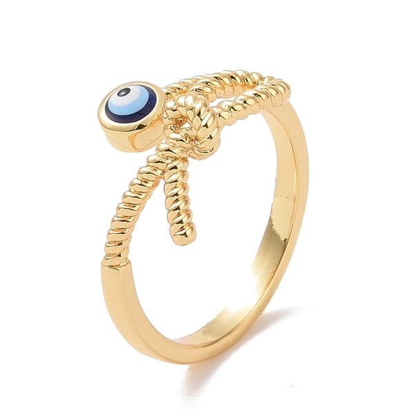 PandaHall Enamel Evil Eye with Knot Open Cuff Ring with Clear Cubic Zirconia, Real 18K Gold Plated Brass Jewelry for Women, Cadmium Free &...
PandaHall Enamel Evil Eye with Knot Open Cuff Ring with Clear Cubic Zirconia, Real 18K Gold Plated Brass Jewelry for Women, Cadmium Free &...