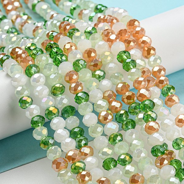 PandaHall Glass Beads Strands, Faceted, Rondelle, Dark Sea Green, 6x5mm, Hole: 1mm, about 85~88pcs/strand, 16.1~16.5 inch(41~42cm) Glass...
PandaHall Glass Beads Strands, Faceted, Rondelle, Dark Sea Green, 6x5mm, Hole: 1mm, about 85~88pcs/strand, 16.1~16.5 inch(41~42cm) Glass...