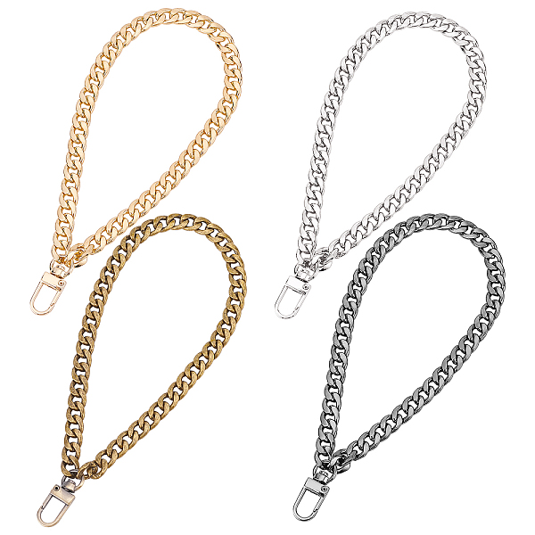 PandaHall WADORN 4Pcs 4 Colors Alloy Chain Wristlet Bag Handles, with Swivel Clasps, for Bag Straps Replacement Accessories, Mixed Color...
PandaHall WADORN 4Pcs 4 Colors Alloy Chain Wristlet Bag Handles, with Swivel Clasps, for Bag Straps Replacement Accessories, Mixed Color...