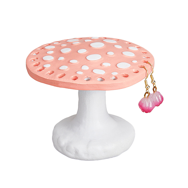 PandaHall SUPERFINDINGS Pink 26 Holes Mushroom Earring Display Holder Resin Earring Stands Art Decorative Earring Rack Cute Jewelry Holder...
PandaHall SUPERFINDINGS Pink 26 Holes Mushroom Earring Display Holder Resin Earring Stands Art Decorative Earring Rack Cute Jewelry Holder...