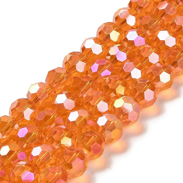 PandaHall Transparent Glass Beads, 32 Facets, AB Color Plated, Round, Dark Orange, 10x8.5~9mm, Hole: 1.6mm, about 67pcs/strand, 23.62''...
PandaHall Transparent Glass Beads, 32 Facets, AB Color Plated, Round, Dark Orange, 10x8.5~9mm, Hole: 1.6mm, about 67pcs/strand, 23.62''...