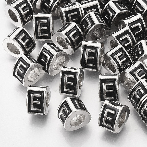 PandaHall Alloy European Beads, Enamel Style, Large Hole Beads, Triangle with Letter, Platinum, Black, Letter.E, 9.5x9x6.5mm, Hole: 5mm...
PandaHall Alloy European Beads, Enamel Style, Large Hole Beads, Triangle with Letter, Platinum, Black, Letter.E, 9.5x9x6.5mm, Hole: 5mm...