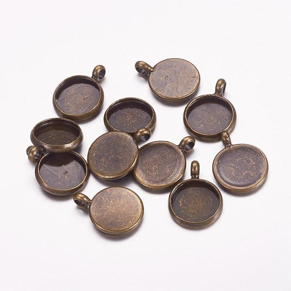 PandaHall Brass Pendant Cabochon Settings, Plain Edge Bezel Cups, Nickel Free, Antique Bronze, Tray: 10mm, 12x2mm, Hole: 3mm Brass Flat...
PandaHall Brass Pendant Cabochon Settings, Plain Edge Bezel Cups, Nickel Free, Antique Bronze, Tray: 10mm, 12x2mm, Hole: 3mm Brass Flat...