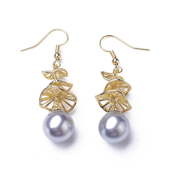 PandaHall Synthetic Shell Pearl Dangle Earrings, with Brass Findings, Round, Silver, 49mm, Pin: 0.5mm Synthetic Gemstone Gray
PandaHall Synthetic Shell Pearl Dangle Earrings, with Brass Findings, Round, Silver, 49mm, Pin: 0.5mm Synthetic Gemstone Gray