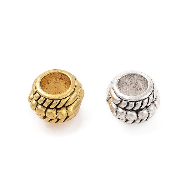 PandaHall Tibetan Style Alloy European Beads, Large Hole Beads, Rondelle, Mixed Color, 8x6mm, Hole: 4mm Alloy Rondelle
PandaHall Tibetan Style Alloy European Beads, Large Hole Beads, Rondelle, Mixed Color, 8x6mm, Hole: 4mm Alloy Rondelle