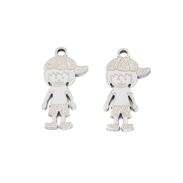 PandaHall 201 Stainless Steel Pendants, Girl, Stainless Steel Color, 18x8.5x1mm, Hole: 1.4mm 201 Stainless Steel Human
PandaHall 201 Stainless Steel Pendants, Girl, Stainless Steel Color, 18x8.5x1mm, Hole: 1.4mm 201 Stainless Steel Human
