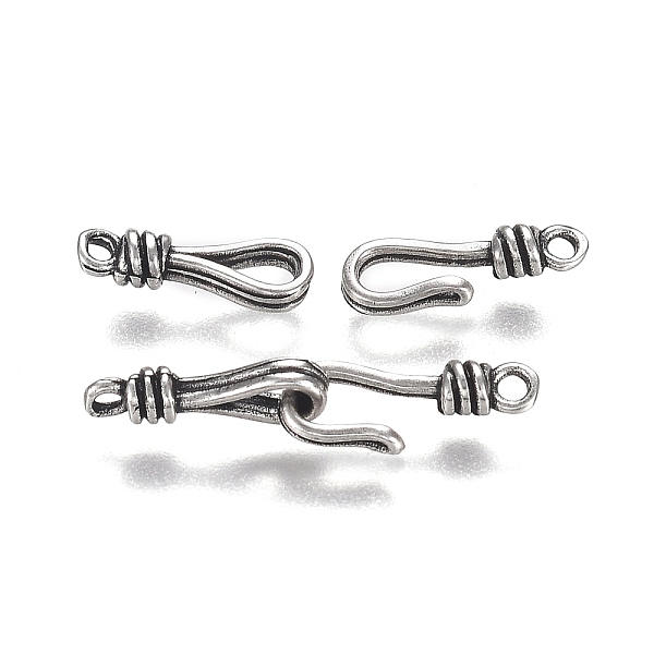 PandaHall Brass Hook and Eye Clasps, Long-Lasting Plated, Antique Silver, Eye: 13.5x4.5x3mm, Hole: 1.4mm, Hook: 13.5x5.5x3mm, Hole: 1.4mm...
PandaHall Brass Hook and Eye Clasps, Long-Lasting Plated, Antique Silver, Eye: 13.5x4.5x3mm, Hole: 1.4mm, Hook: 13.5x5.5x3mm, Hole: 1.4mm...