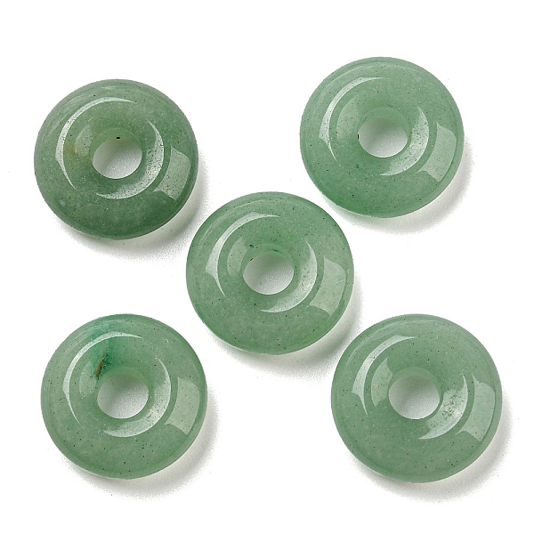 PandaHall Natural Green Aventurine Pendants, Donut/Pi Disc Charms, 18~18.5x6mm, Hole: 5.5~6mm Green Aventurine Donut
PandaHall Natural Green Aventurine Pendants, Donut/Pi Disc Charms, 18~18.5x6mm, Hole: 5.5~6mm Green Aventurine Donut