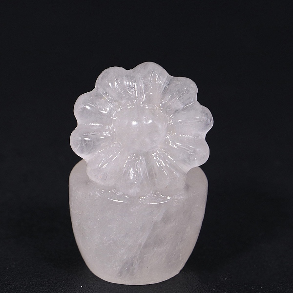 PandaHall Flower Pot Natural Quartz Crystal Healing Figurines, Reiki Energy Stone Display Decorations, 50mm Quartz Crystal Others
PandaHall Flower Pot Natural Quartz Crystal Healing Figurines, Reiki Energy Stone Display Decorations, 50mm Quartz Crystal Others