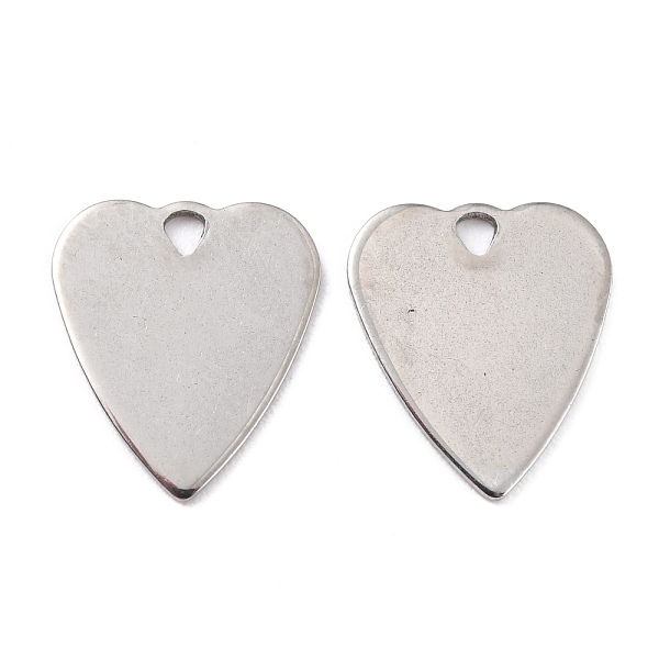 PandaHall 201 Stainless Steel Pendants, Heart, Stainless Steel Color, 18.5x15.5x0.8mm, Hole: 1.4mm 201 Stainless Steel Heart
PandaHall 201 Stainless Steel Pendants, Heart, Stainless Steel Color, 18.5x15.5x0.8mm, Hole: 1.4mm 201 Stainless Steel Heart