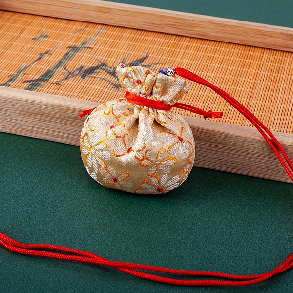 PandaHall Cloth Embroidery Flower Storage Bags, Drawstring Pouches Packaging Bag, Round, Bisque, 7.5x8cm Cloth Round Orange
PandaHall Cloth Embroidery Flower Storage Bags, Drawstring Pouches Packaging Bag, Round, Bisque, 7.5x8cm Cloth Round Orange