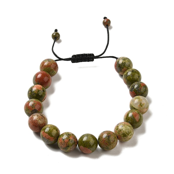 PandaHall 12.5mm Round Natural Unakite Braided Bead Bracelets for Women Men, Inner Diameter: 2~3-1/8 inch(4.95~8.05cm) Unakite Round
PandaHall 12.5mm Round Natural Unakite Braided Bead Bracelets for Women Men, Inner Diameter: 2~3-1/8 inch(4.95~8.05cm) Unakite Round