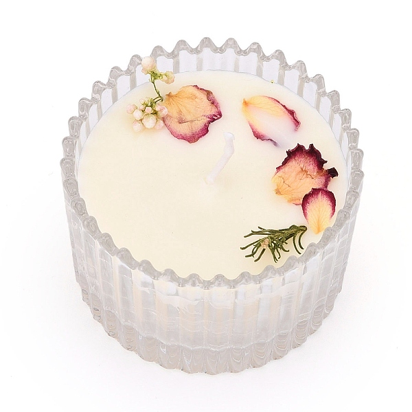 PandaHall Clear Glass Candles, Barrel Shaped Smokeless Decorations, with Dryed Flowers, the Box only for Protection, No Supply Again if the...
PandaHall Clear Glass Candles, Barrel Shaped Smokeless Decorations, with Dryed Flowers, the Box only for Protection, No Supply Again if the...