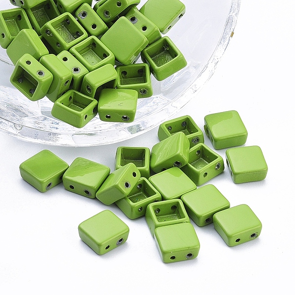 PandaHall Spray Painted Alloy Multi-Strand Links, For Tile Elastic Bracelets Making, Square, Lime Green, 8x8x4mm, Hole: 1mm Alloy Square...
PandaHall Spray Painted Alloy Multi-Strand Links, For Tile Elastic Bracelets Making, Square, Lime Green, 8x8x4mm, Hole: 1mm Alloy Square...